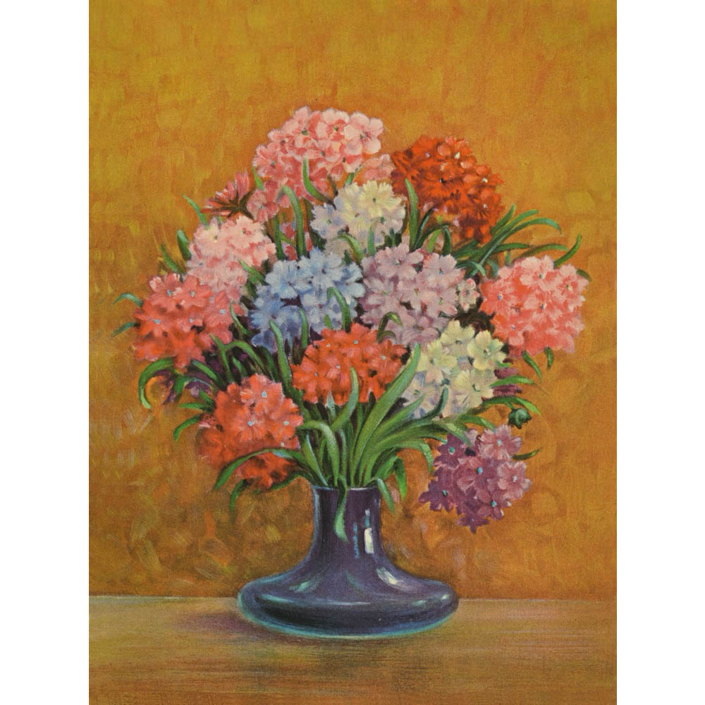 ◆ 1845 Romantic Floral Quartette - Set of 4