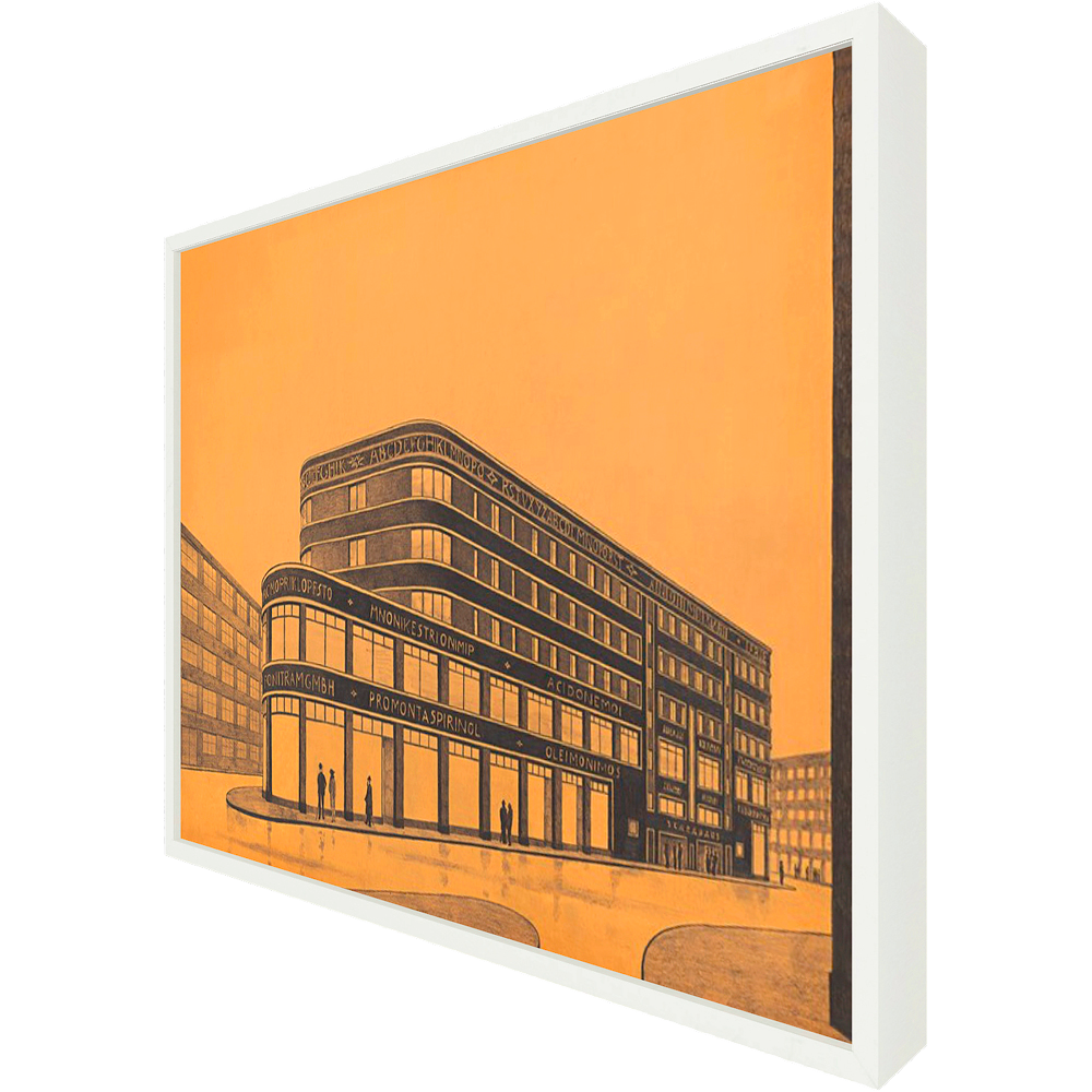 ◆ Redesign of Bülowplatz - custom frame (non-returnable)