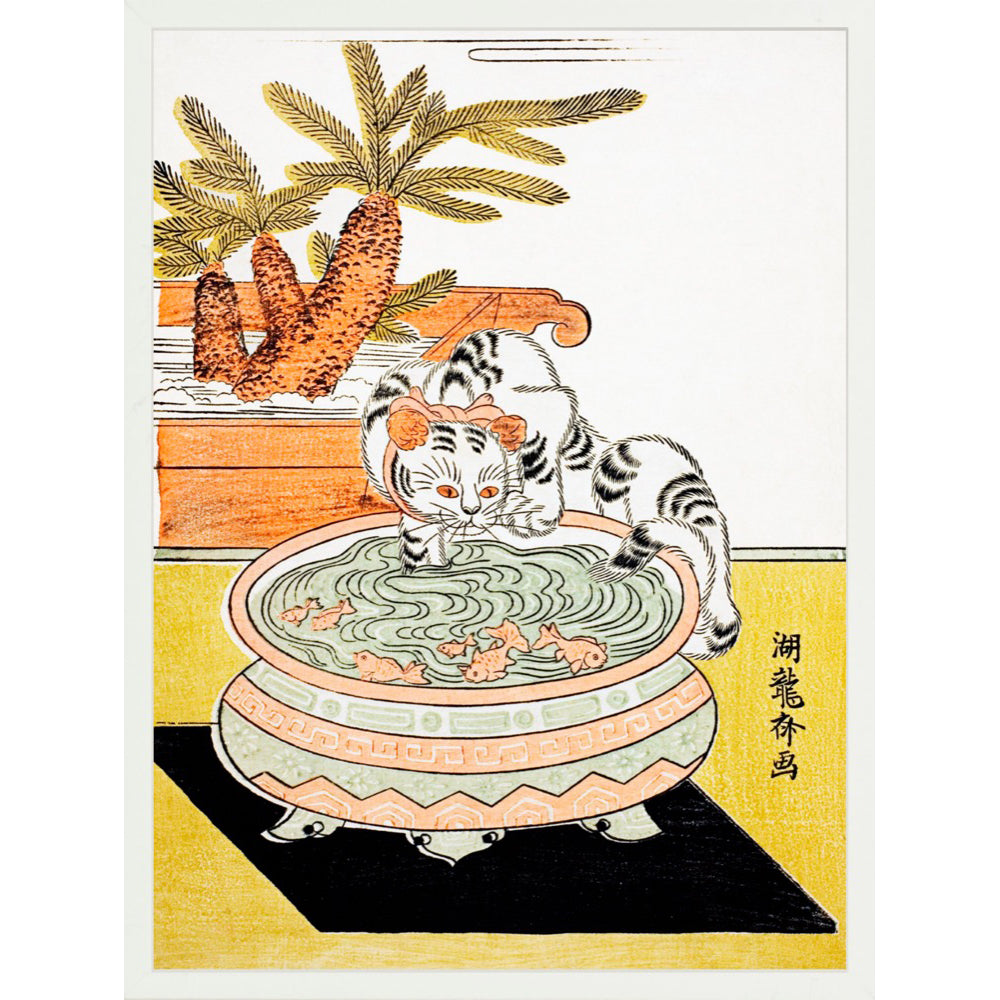 ◇ Cat Pawing Fish