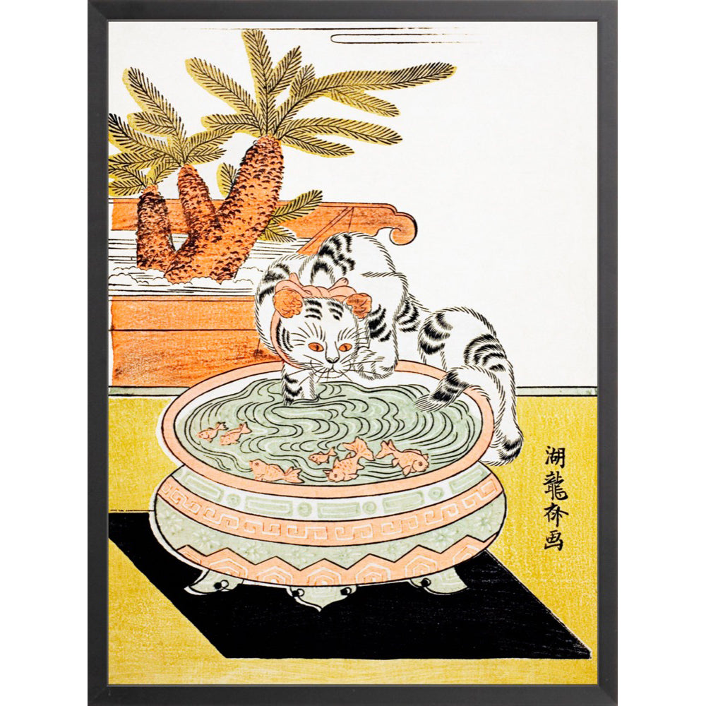 ◇ Cat Pawing Fish