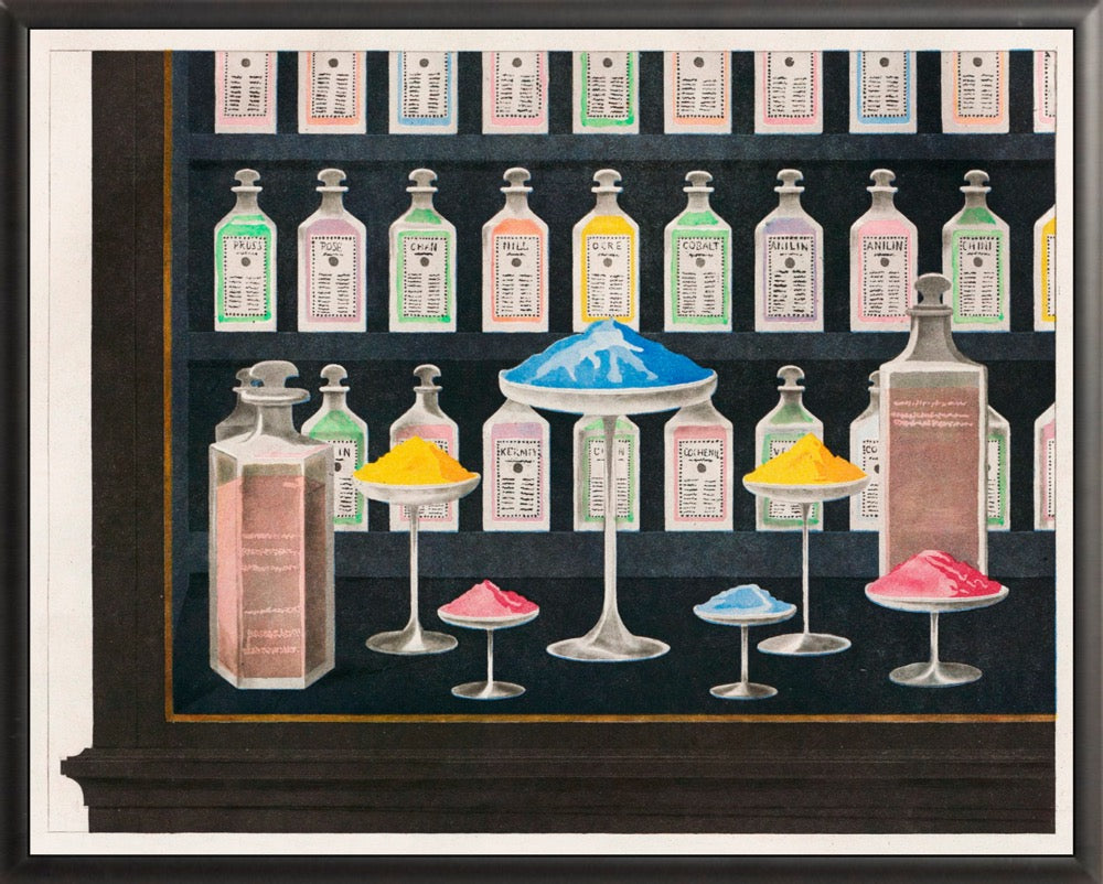 Glass and Powder: British Chemical Pigments, 19th Century