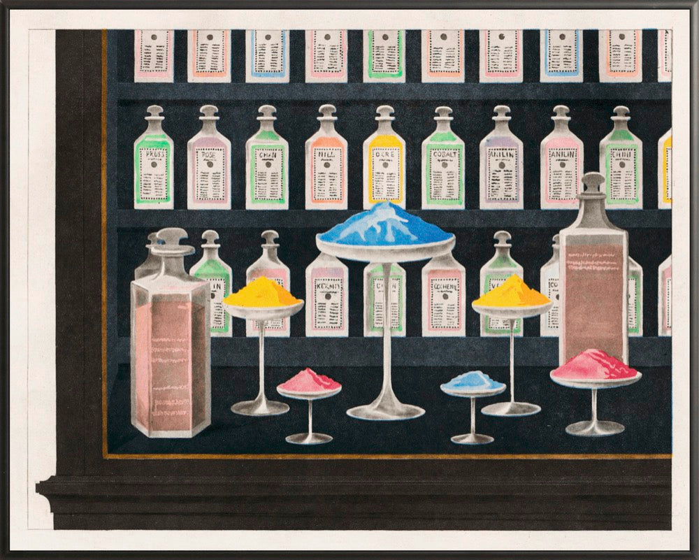 Glass and Powder: British Chemical Pigments, 19th Century