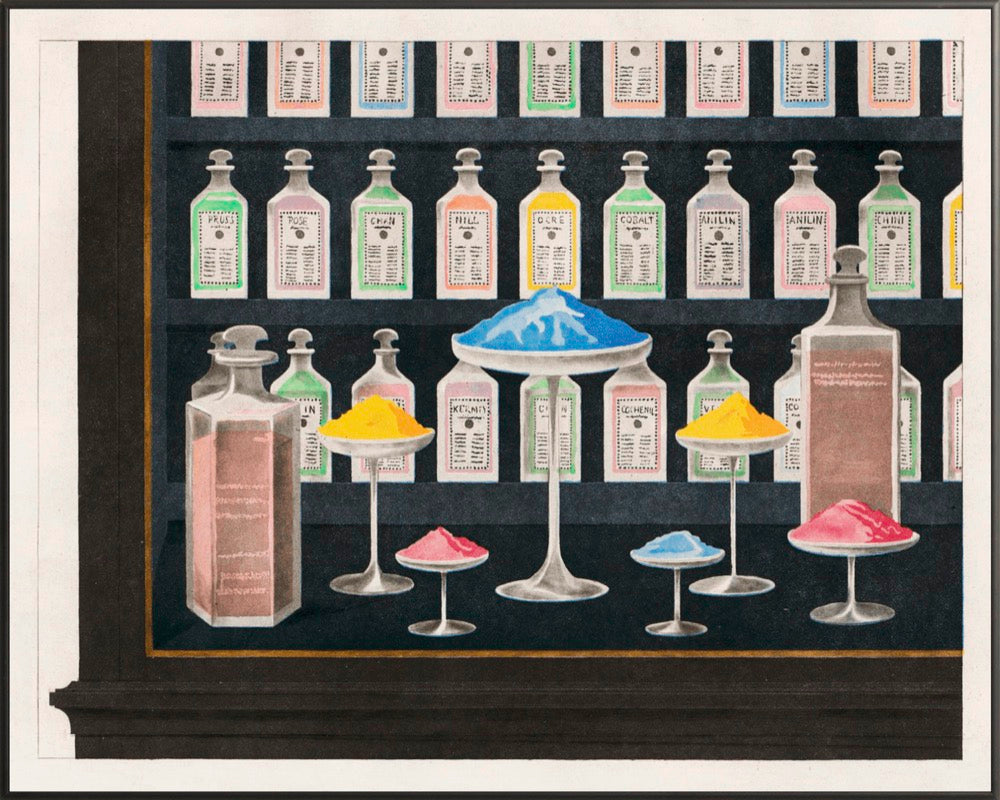 Glass and Powder: British Chemical Pigments, 19th Century