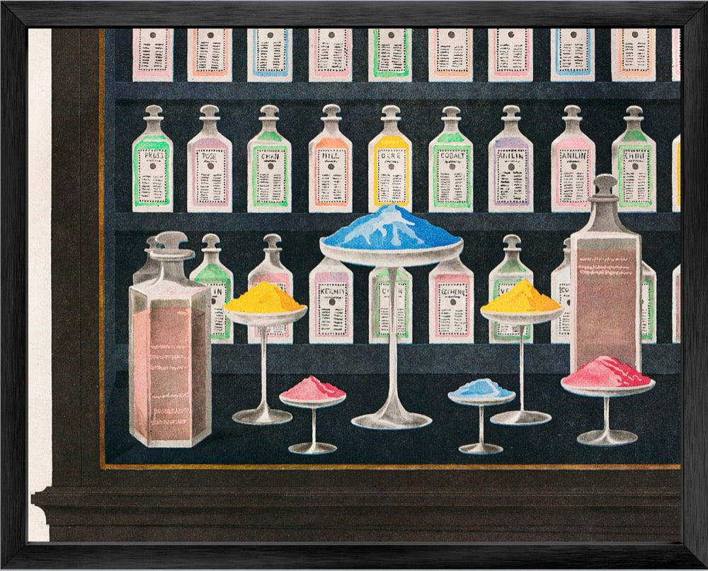 ◇ Glass and Powder: British Chemical Pigments, 19th Century