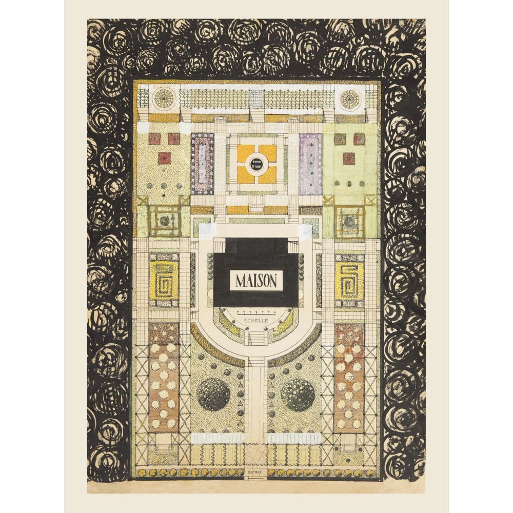 Le Nouveau Jardin — French Art Deco Landscape Architecture Print