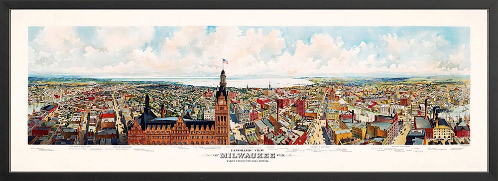 Panoramic View of Milwaukee, Wis.