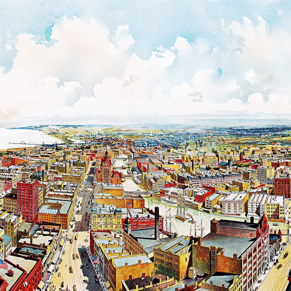 Panoramic View of Milwaukee, Wis.