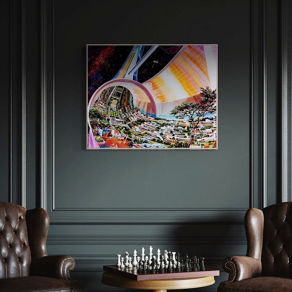◆ Nasa Toroid Art - custom frame (non-returnable)