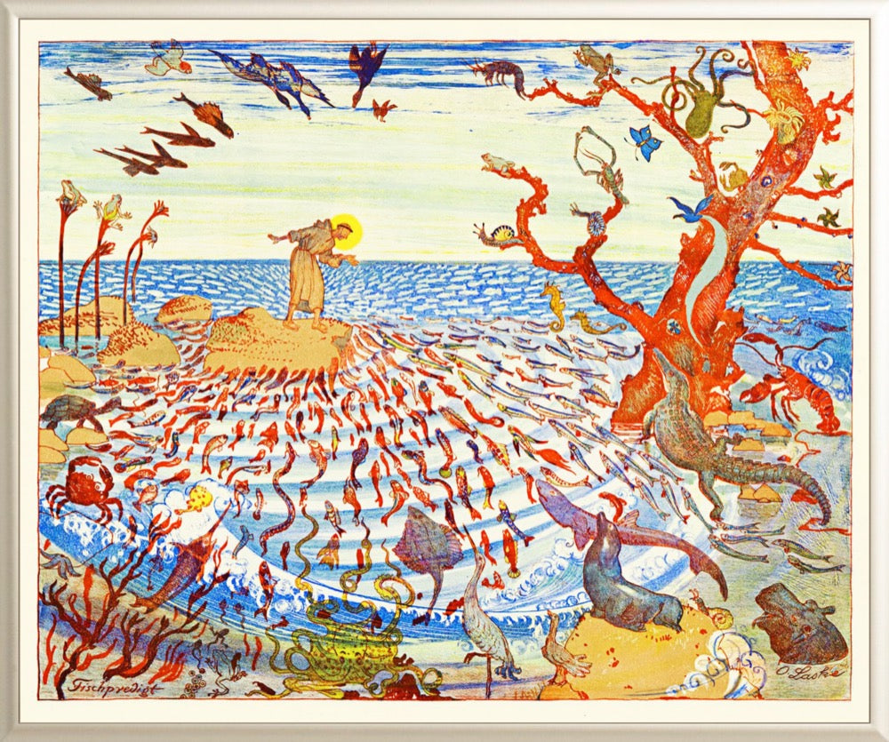 Saint Francis Preaching To The Fishes