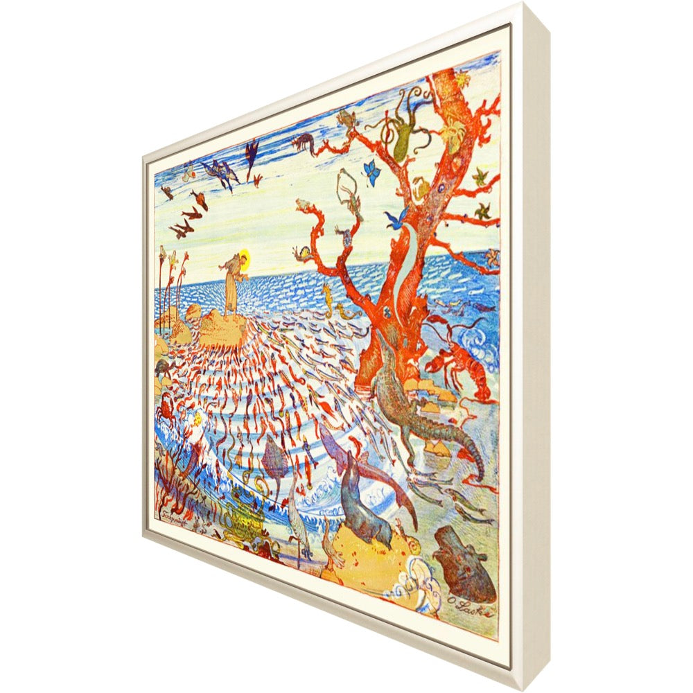◆ Saint Francis Preaching To The Fishes
