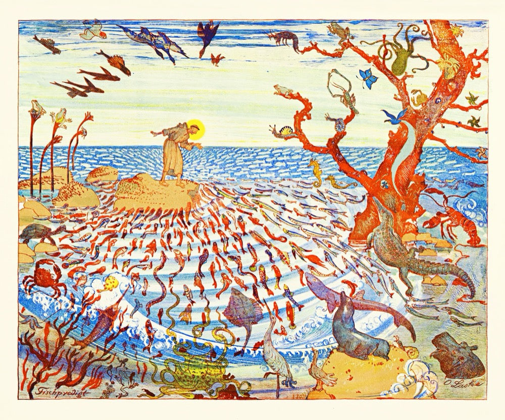 Saint Francis Preaching To The Fishes