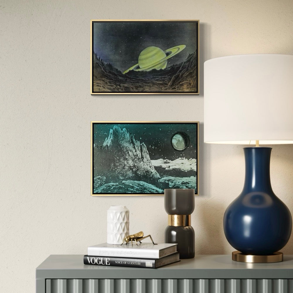 Sermons in Light — Vintage Celestial Stargazing Print, 8x12