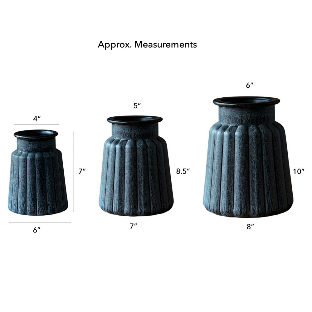 Chinese Literary Antique Glass Vase