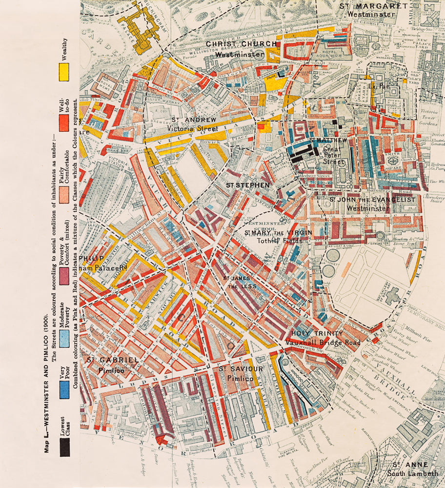 Westminster and Pimlico Map