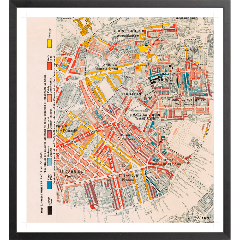 Westminster and Pimlico Map