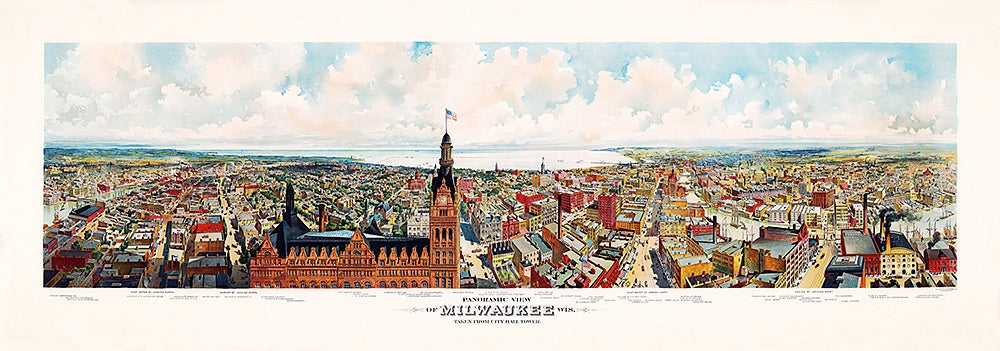 Panoramic View of Milwaukee, Wis.