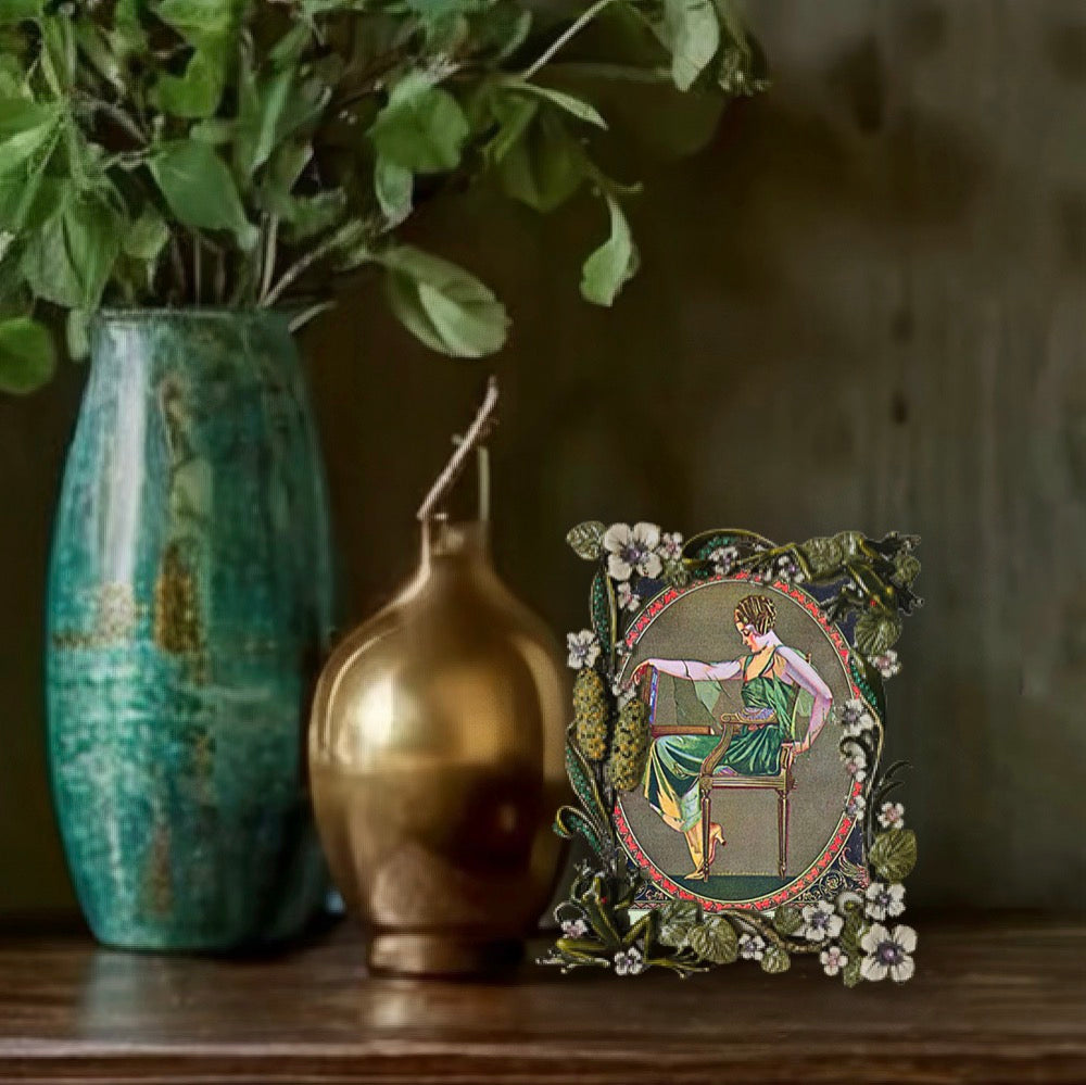 Enchanted Frog Pond Victorian Frame