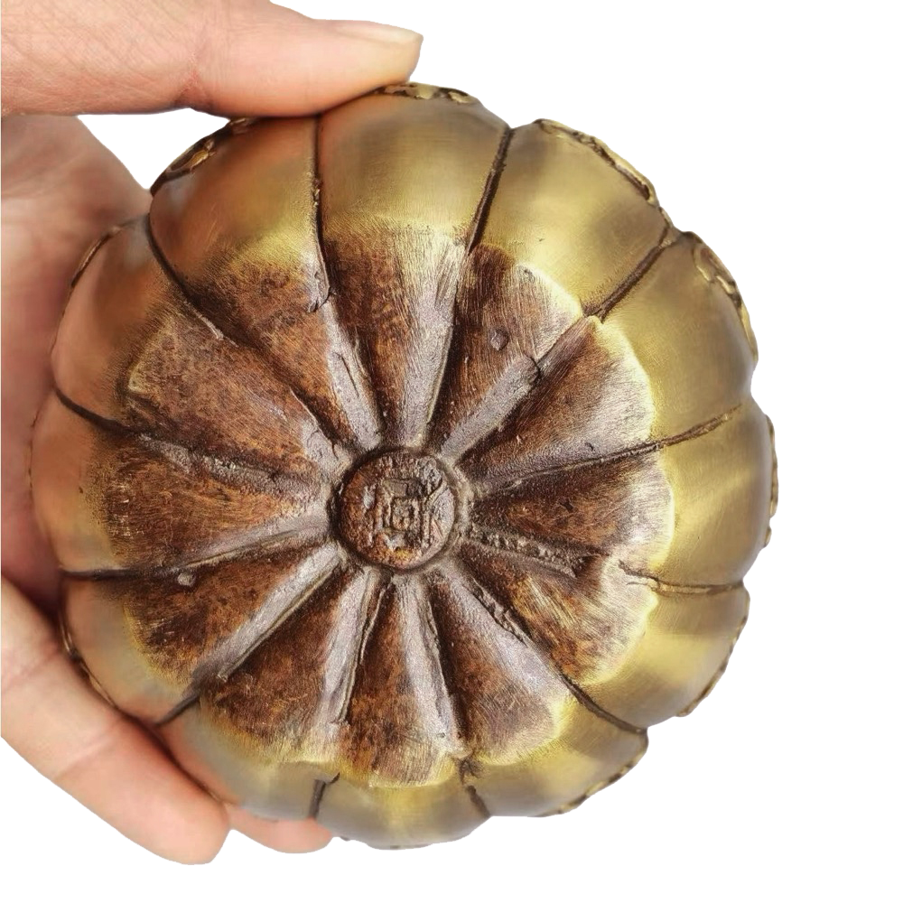Small Chinese Butterfly Brass Incense Burner