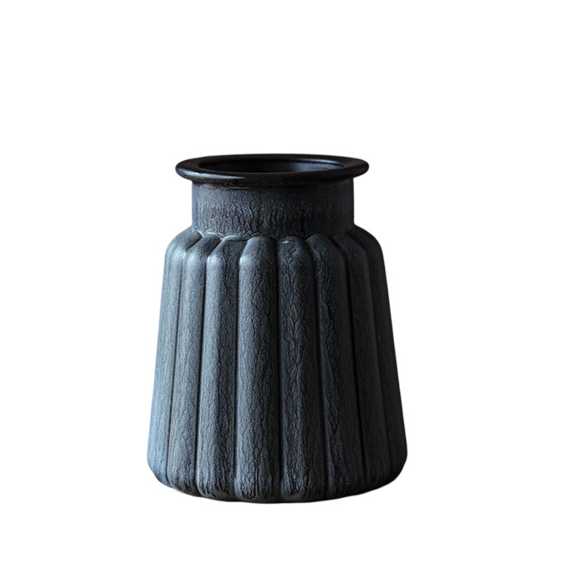 Chinese Literary Antique Glass Vase