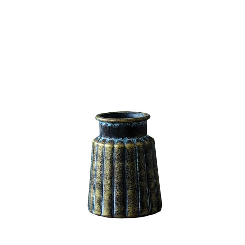 Chinese Literary Antique Glass Vase