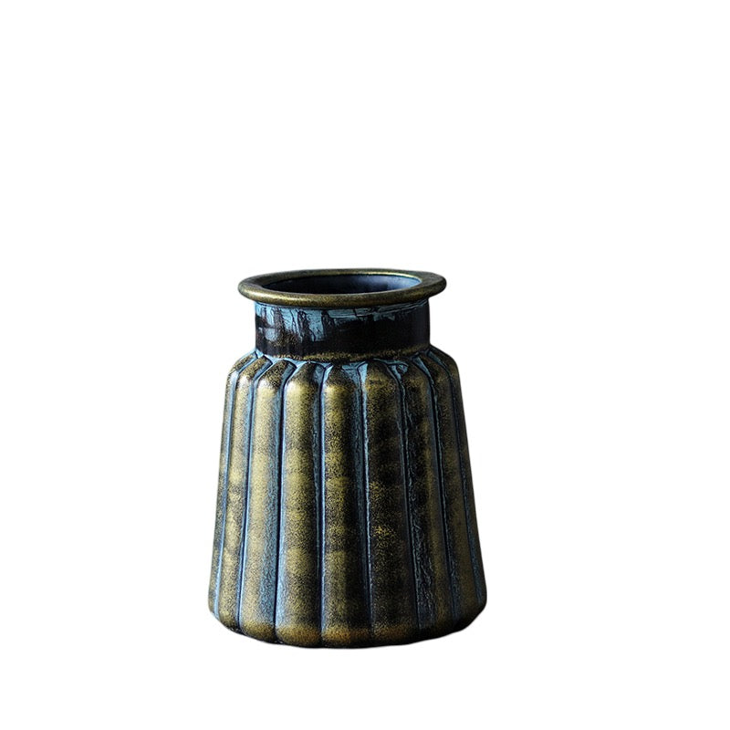 Chinese Literary Antique Glass Vase