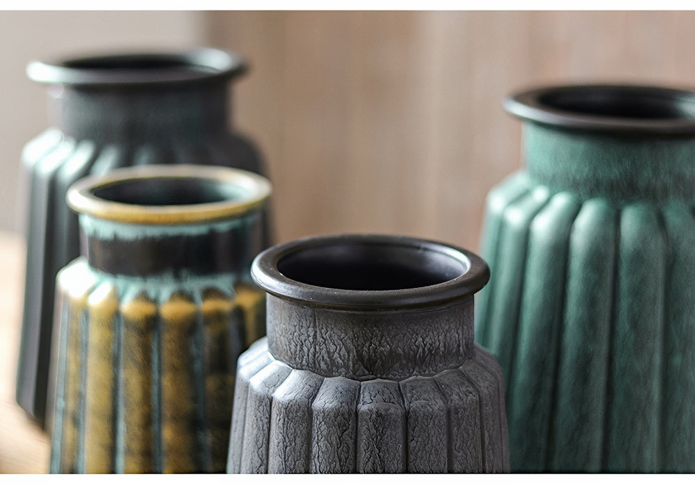 Chinese Literary Antique Glass Vase