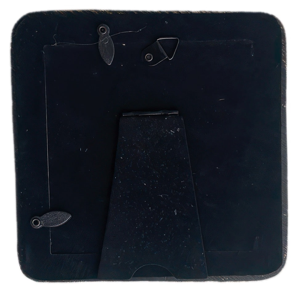 Midnight Noir & Gilded Bead Square Frame