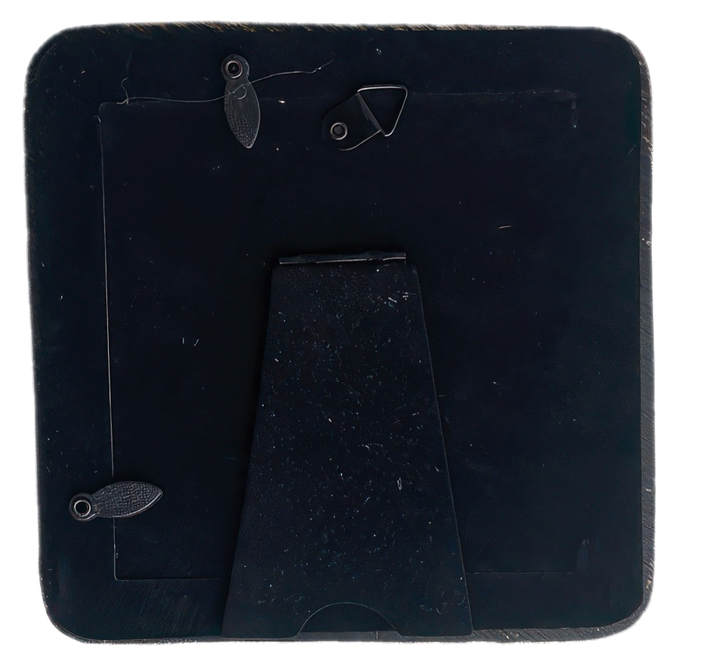 Midnight Noir & Gilded Bead Square Frame