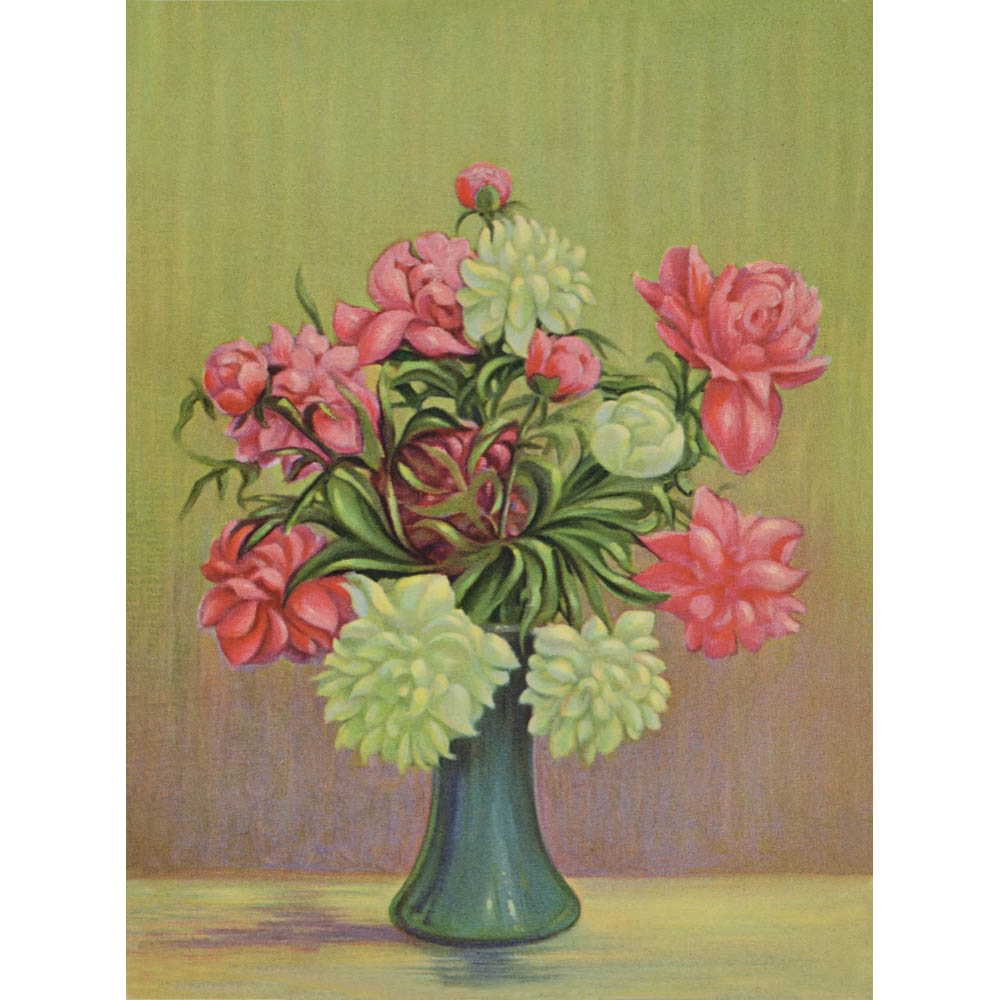 ◆ 1845 Romantic Floral Quartette - Set of 4