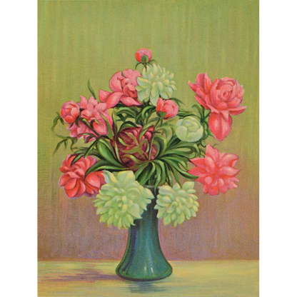 ◆ 1845 Romantic Floral Quartette - Set of 4