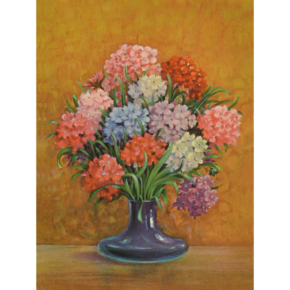 ◇ 1845 Romantic Botanical Quartette - Set of 4