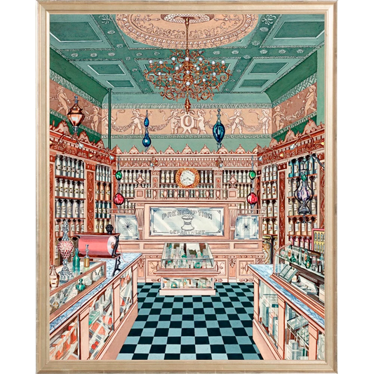 ◆ Apothecary - custom frame (non-returnable)