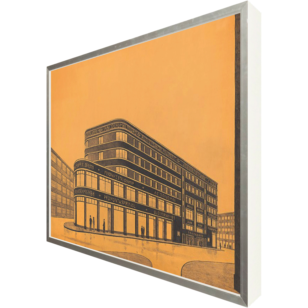 ◆ Redesign of Bülowplatz - custom frame (non-returnable)