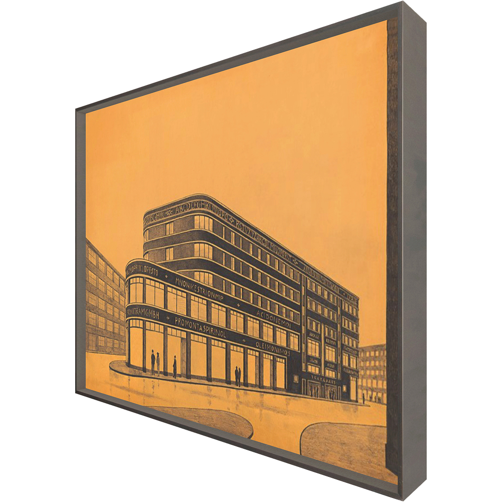◆ Redesign of Bülowplatz - custom frame (non-returnable)