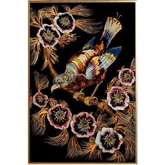 Bird of Paradise - custom frame (non-returnable)