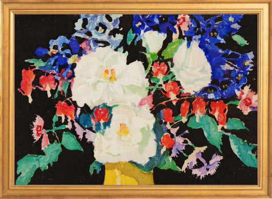 ◆ Burst of Blooms - custom frame (non-returnable)