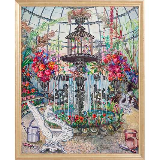 ◆ The Conservatory Fountain - custom frame (non-returnable)