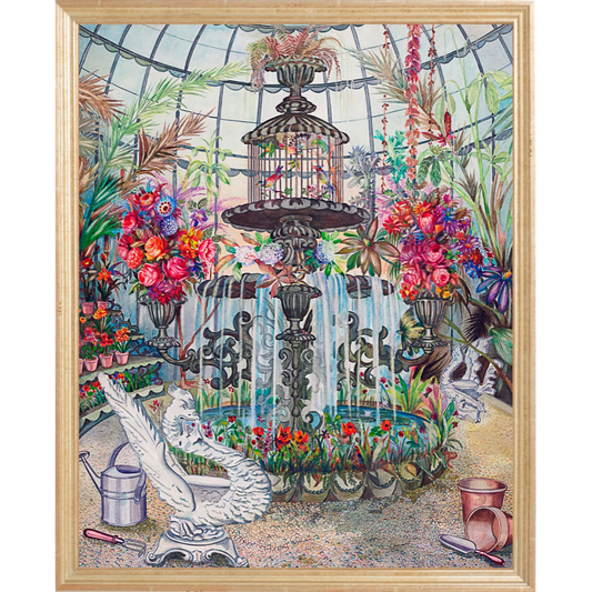 ◆ The Conservatory Fountain - custom frame (non-returnable)