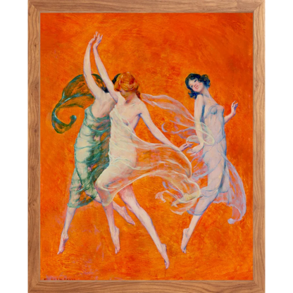 ◆ Dance of Three Muses - custom frame (non-returnable)
