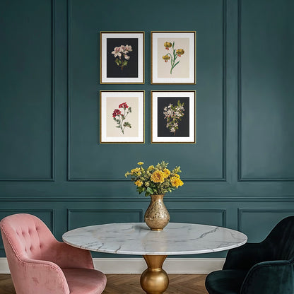 ◆ Dutch Botanical Studies, c. 1830 - Set of Four