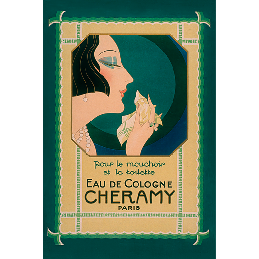 Eau de Cologne Cheramy — Paris (1925) Art Deco Advertising Print