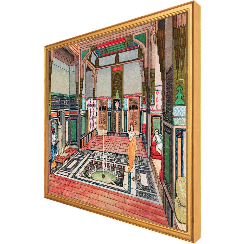 ◆ Ancient Classical Interior - custom frame (non-returnable)