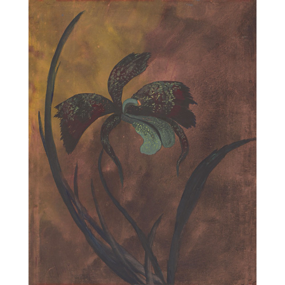 Kinetic Blooms —  de Winter Dutch Expressionist Floral Print