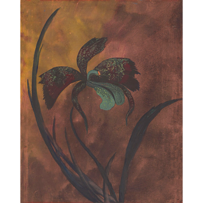 Kinetic Blooms —  de Winter Dutch Expressionist Floral Print