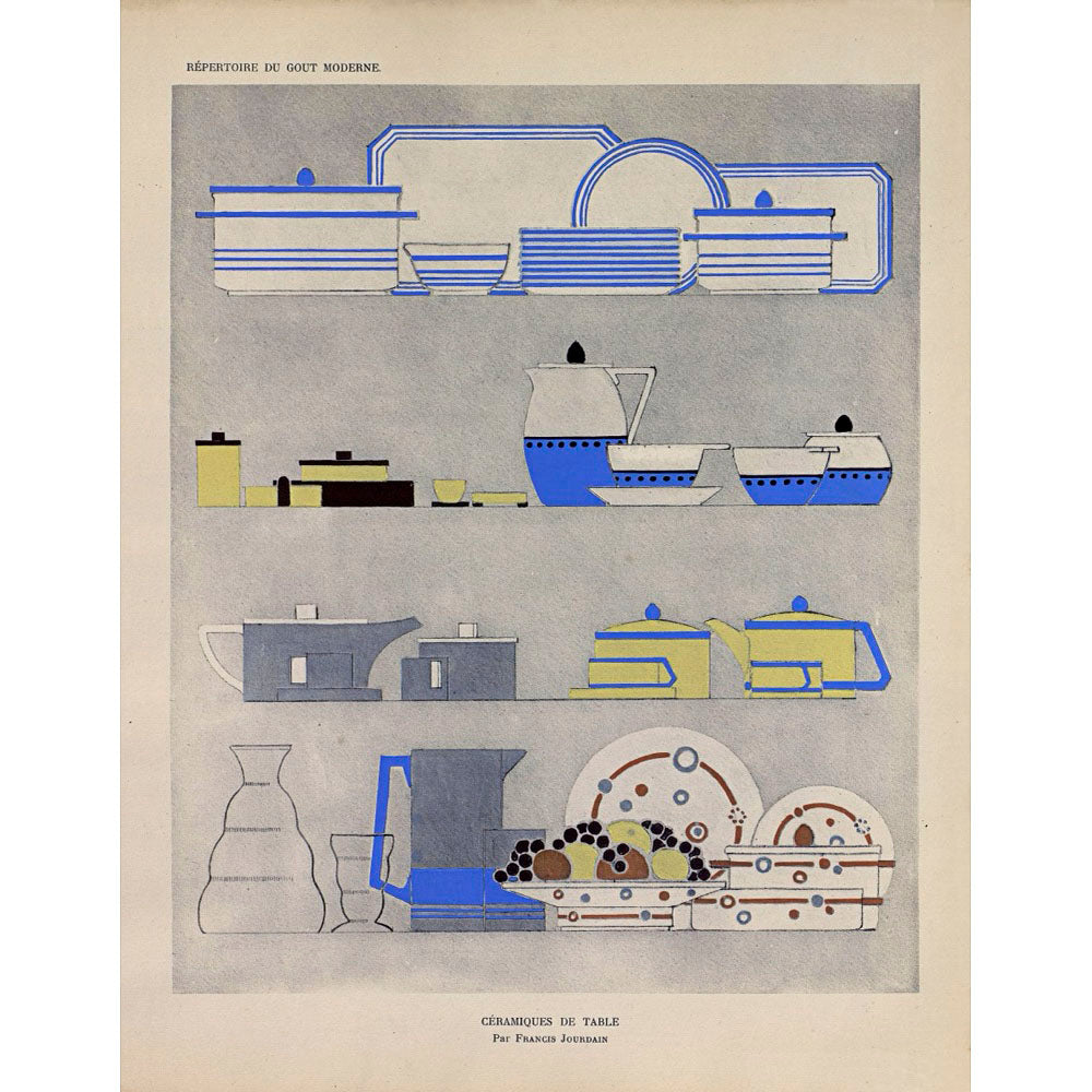 ◇ Modern Tableware - 1920s (minimal restoration)