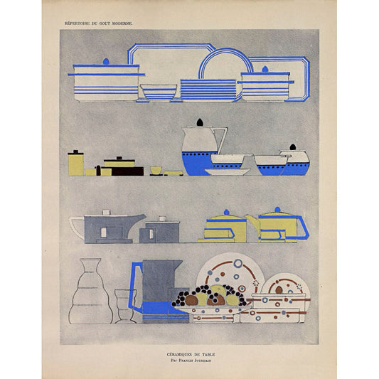 ◇ Modern Tableware - 1920s (minimal restoration)