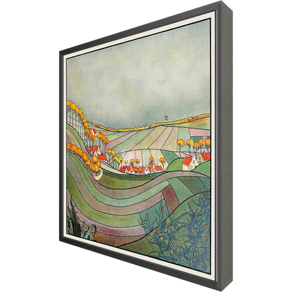 ◆ Les Labours d'Octobre - custom frame (non-returnable)