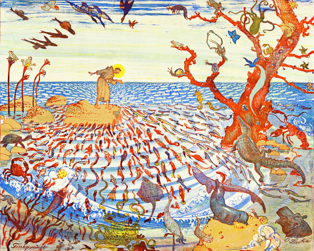 ◇ Saint Francis Preaching To The Fishes