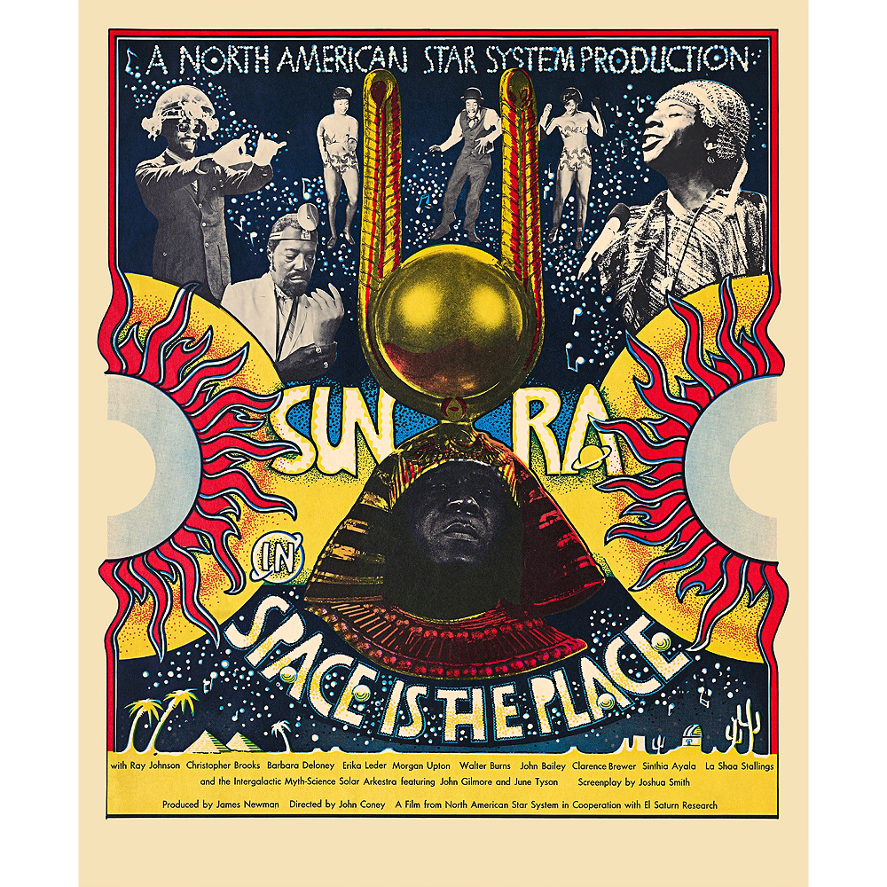 Sun Ra Space Is the Place — Vintage Jazz Afrofuturism Poster