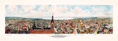 Panoramic View of Milwaukee, Wis.